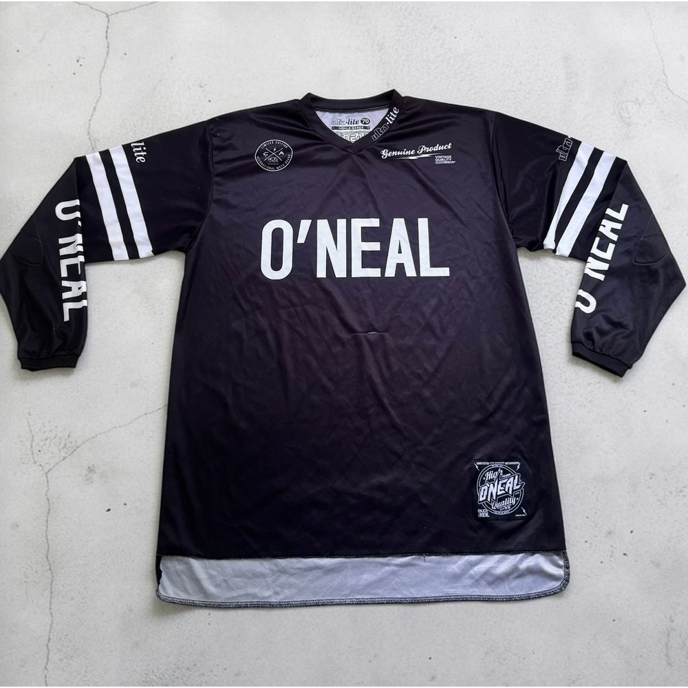 O'Neal USA Ultra-Lite 70 Motocross Jersey Men's XL Black White MX BMX MTB